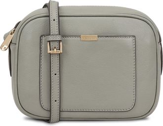 Paul Costelloe Genuine Leather Crossbody Bag for Women with Adjustable Strap & Signature Gold Hardware | Sazava (Shadow)