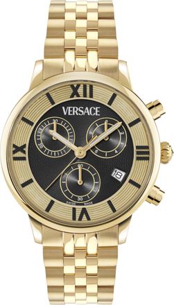 Versace Classic Round Chrono Bracelet Watch