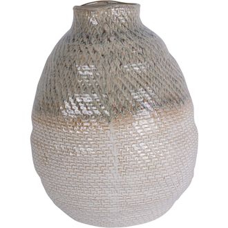 Libra Interiors Ceramic Woven Vase Extra Large