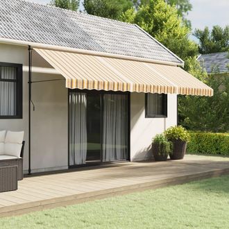vidaXL Tela De Repuesto De Toldo Rayas De Colores 5x3 M Vidaxl
