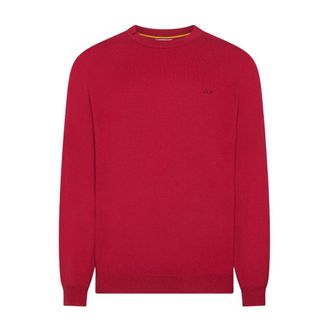 Sun 68 Maglione Basic L/S - - Knitwear - Uomo - Rosso - M