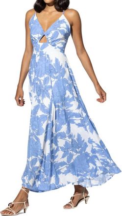 Lusana Marie Midi Dress In Allure