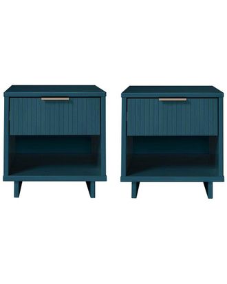 Manhattan Comfort Granville Modern Solid Wood Nightstand