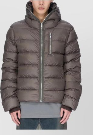 Rick Owens jacket quilted hooded chest pocket