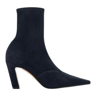 Khaite Nevada Ankle Stretch Boot 85 - Shoes - Mujer - Azul - 37 EU