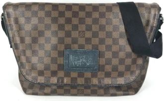 Louis Vuitton Tweedehands Canvas Louis Vuitton tassen - unisex - Vintage Schoudertas - Bruin - ONE Size - Vintage