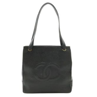 Chanel Pre-owned Caviar Skin Coco Mark Tote Bag - Pre-owned - Mujer - Negro - ONE SIZE