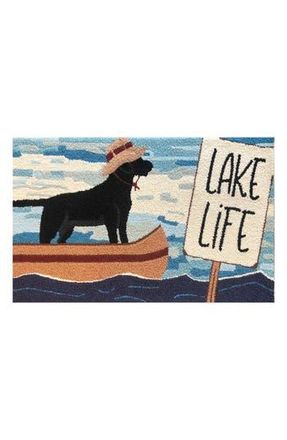 R16 Home Lake Life Lab Doormat in Blue Multi at Nordstrom Rack, Size 24X36