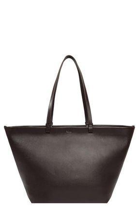 Vince Large Marin Leather Tote in Cacao at Nordstrom