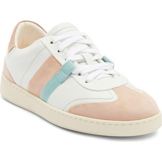 Ferragamo Garda Colorblock Sneaker in Beige Khaki at Nordstrom Rack, Size 6