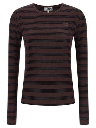 Ganni Striped Sweater