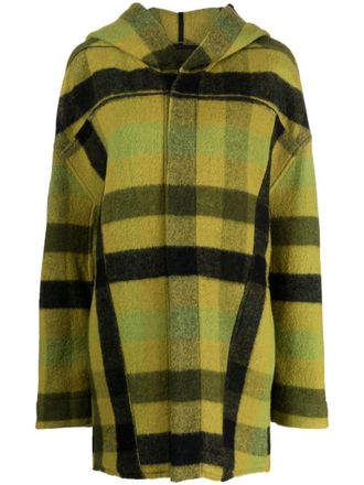 Rick Owens Giacca con cappuccio - Verde