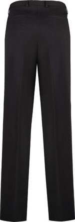 Gucci Mens Wool Tailored Trousers Brown Cotton