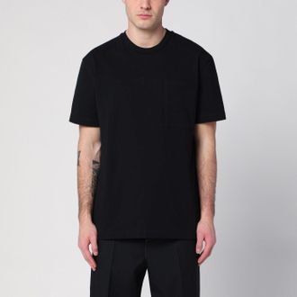 Jil Sander T-shirt nera in cotone