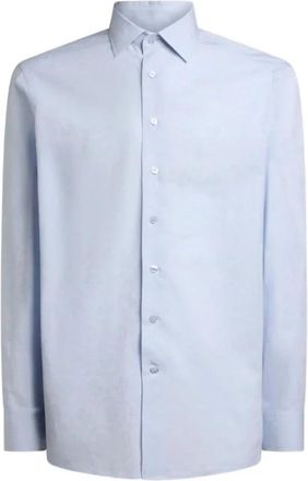 Etro Formal Shirts - Heren - Zakelijke Overhemden - Blauw - L - Overhemden