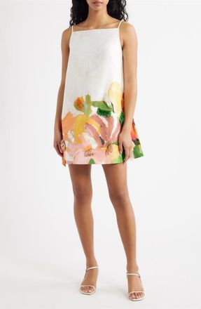 Acler Java Floral Print Minidress in Mixed Floral at Nordstrom, Size 10