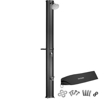 TecTake Ofanto 35 L Solar Shower in Black