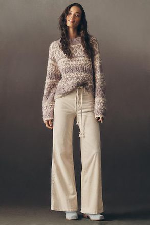 Pilcro The Robbie Corduroy High-Rise Flare Jeans by Pilcro