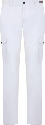Paul & Shark Rechte broek met zakken - Heren - Slim Fit Broeken - Wit - XL - Katoen - Broeken