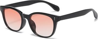 Generic UV400 Round Large Frame Men And Women Sunglasses Outdoor Sports Party Decorating Photo Sun Glasses(Pink)