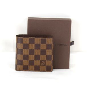 Louis Vuitton Damier Brown Damier Canvas Wallet (Bi-Fold) (Pre-Owned)
