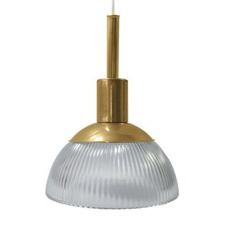 Tosel Suspensi&oacute;n vidrio oro D20 cm