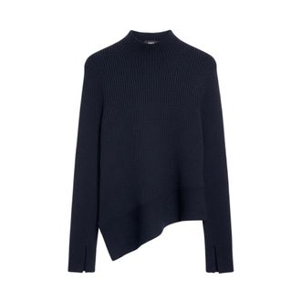 HUGO BOSS Dames, Truien, Blauw, Maat: M Wol