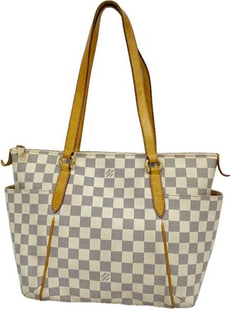 Louis Vuitton White Tote Bag (Pre-Owned)