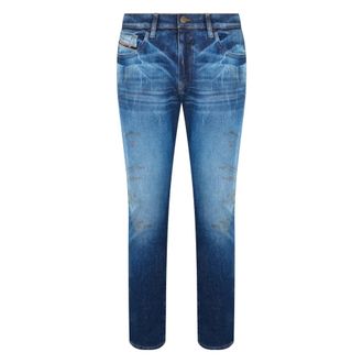 Diesel Slim-fit Jeans, male, Blue, Size: W29 D-Strukt Jeans