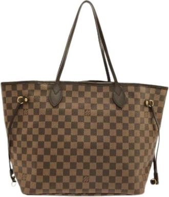 Louis Vuitton Pre-owned Tote Bag - Dames - Vintage Shopper - Bruin - ONE Size - Leer - Vintage