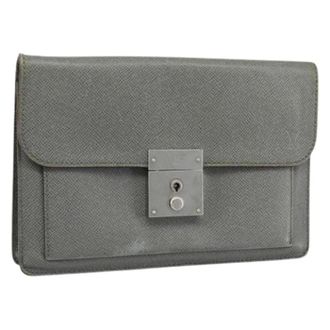 Louis Vuitton Clutch in Pelle Pre-owned - - Pre-owned - Donna - Grigio - ONE SIZE