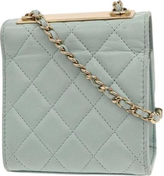 Chanel Pre-owned Mini Bags, female, Blue, Size: ONE SIZE Pre-owned Vintage Mini Bag