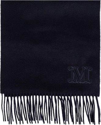 Max Mara Wsdalia Scarf - Dames - Wintersjaals - Blauw - ONE Size - Kasjmier - Accessoires