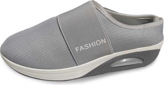 Generic 2026 Womens Summer Fashion Solid Color Fine Mesh Wrapped Toe Slippers Comfortable Non Slip Beach (Grey, 3.5)