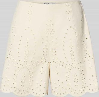 Only Regular Fit Shorts aus reiner Baumwolle Modell ELSA in Offwhite, Gr&ouml;&szlig;e XL