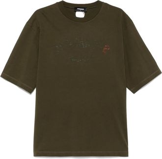 Dsquared2 T-shirt con logo - Verde