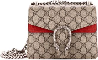 Gucci Dionysus Bag GG Coated Canvas Mini crossbody bag - Bruin