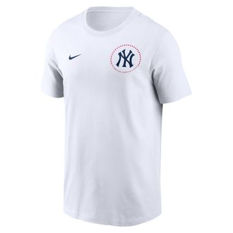 Nike New York Yankees USA 250 Nike Mens MLB T-Shirt in White | N19910AA8T-3B4
