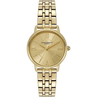Olivia Burton Westbourne Two-Tone Bracelet Watch, 30mm in Gold at Nordstrom