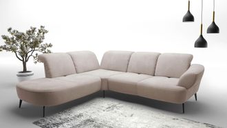 Sit&more Ecksofa &raquo;Dance, L-Form, inkl. Sitztiefenverstellung&laquo; inkl. Click&Seat, optional mit Kopfteilverstellung