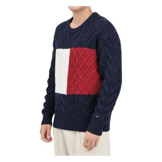 Tommy Hilfiger Heren, Truien, Veelkleurig, Maat: L Wol