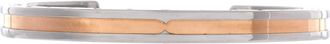 Bulgari B. Zero1 Cuff Bracelet Stainless Steel and 18K Rose Gold