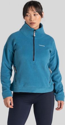 Craghoppers Womens Crag Caprice Quarter Zip Fleece - Blue - Size: 18