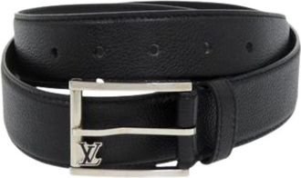 Louis Vuitton Pre-owned Belts, male, Black, Size: ONE SIZE Pre-owned Standard Belt