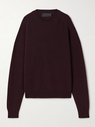 Nili Lotan Pullover In Cashmere Trisha - Bordeaux
