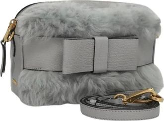 Miu Miu Pre-owned Cross Body Bags, female, Gray, Size: ONE SIZE Pre-owned Shoulder Bag