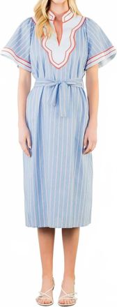 THML Clothing Womens Abilene Dress In Blue