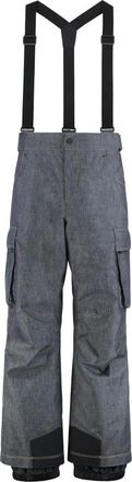 Moncler Ski Trouses, male, Blue, Size: M Ski bib overall padded in denim