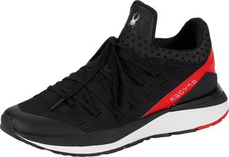 Spyder Mens Tempo Sneakers - Black/Fiery Red