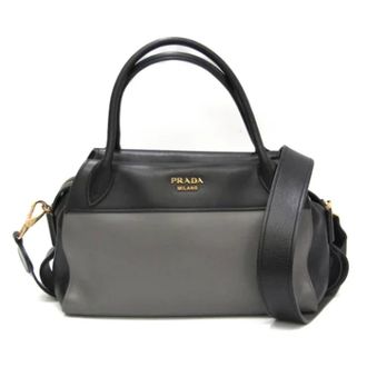 Prada Pre-owned Handbags, female, Black, Size: ONE SIZE Pre-owned Leather handbags